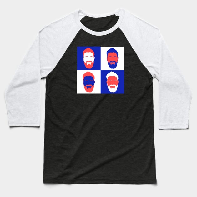 Minimalist Olivier Giroud Pop Art Baseball T-Shirt by nankeedal